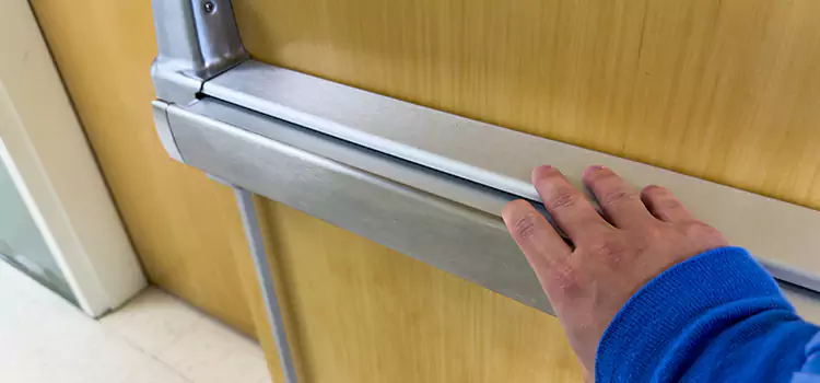 Installing a Push Bar on a Door Chesterfield